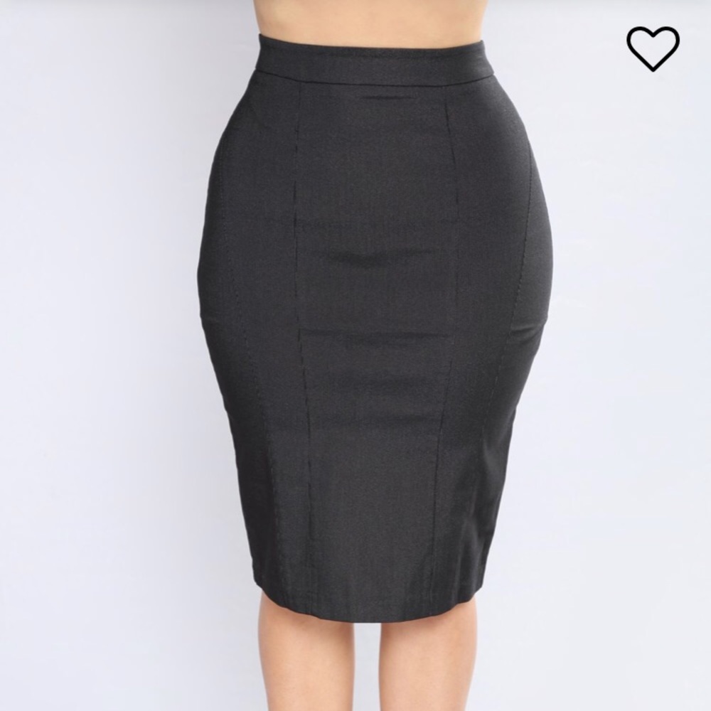 Fashion Nova Pleather Pencil Skirt